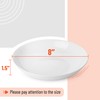 BTaT- Porcelain Pasta Bowls, 12 Pack, 8 Inch, White Large