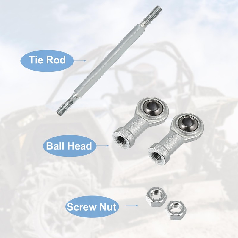 Motoforti Handlebar Silver Pack of 2 for 49cc Electric ATV
