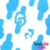Whats Up Nails - Dolphins Vinyl Stencils for Nail Art