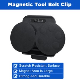 Magnetic Tool Holder，Heavy-for Belt Clip-On Belt Magnet Holster for Screws, Nails, Hammer, Sockets, Pliers, Screw Driver, Drill Bit, Wrench, Tools Magnetic Clips