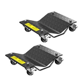 Car Wheel Dolly 3000LBS Heavy Duty Car Moving Dolly with Brakes 2 Piece