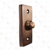 Adonai Hardware Rectangular Victorian Brass Bell Push or Door Bell