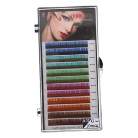 IWOWHERO Natural False Eyelashes Wispy Lash Extensions 10 Pcs Lash Grafting Kit for Daily Makeup Home Salon Use