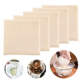 Desirable Cooking Utensils, High Density Gauze, 5 Pieces, Tofu Making, Cheese, Strainer, Steamed, Vinegared Rice, Drained Yogurt, Versatile Cooking, Unbleached, Non-Fluorescent Brightener,