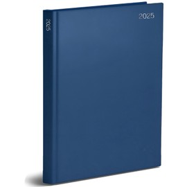 Orbitron 2025 Diary A4 A5 A6 Week To View And Day A Page Dated From January 2025 To December 2025 Hardback Full Year Diary (Saturday Sunday Share Page) (A5 Week To View, Blue)
