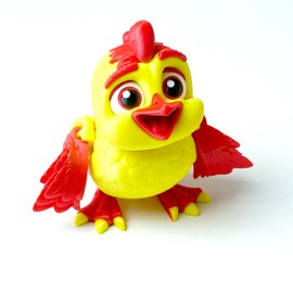 4.09inch 3D Printed Chicken Models,Flexible Joint Animal lacertid Figurines, Stress Relief, Fidget restlessness, ADHD Toys, Surprise Fantasy Gifts (RY)