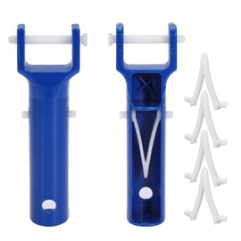 Nayciiy 2 Pcs Pool Vacuum Head Handle with 4 Pcs Butterfly V-Clips and Pins fits for Pool Spa Vacuum Head