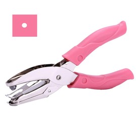 Samcos Hole Punch, 1 Hole, 0.06 inch (1.5 mm), 0.1 inch (3 mm), Round Hole, Handmade, Single/Hole Punch, For Piercing Mounts, Handheld, Metal Paper Punch, Office Supplies, DIY Tool, Portable Convenient (0.1 inch (3 mm)