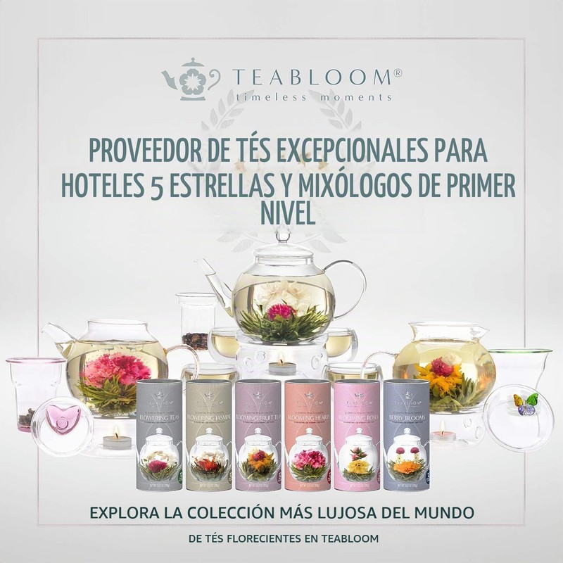 Teabloom - Tés con flores en forma de corazón -