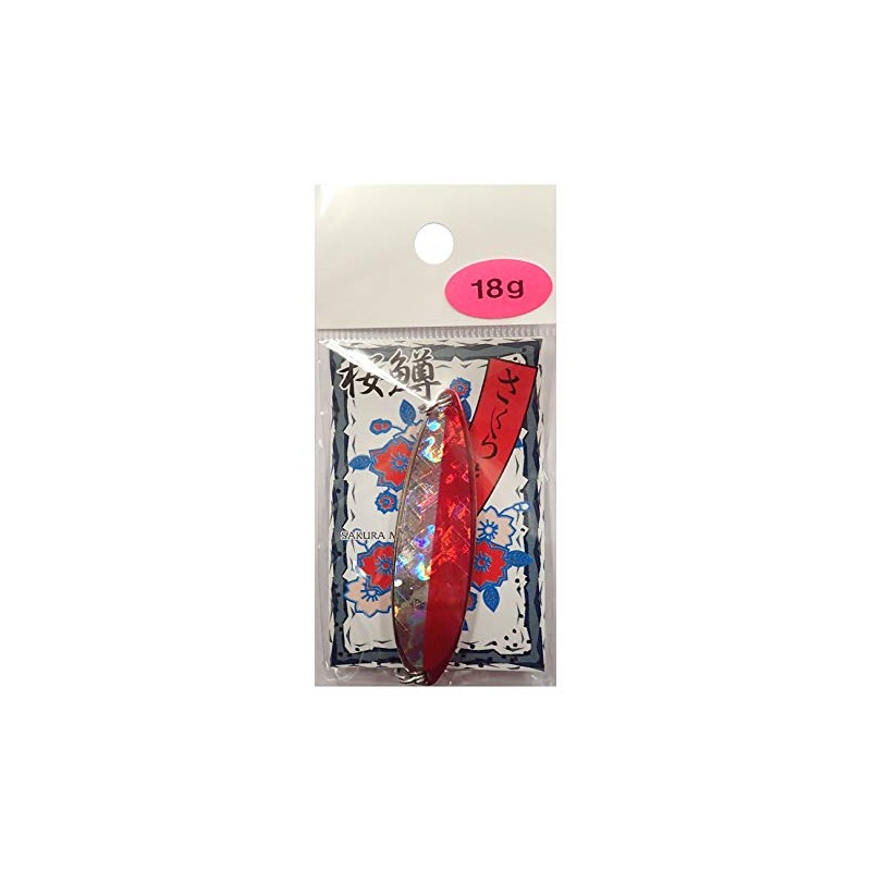 Shimotsuke Cherry Blossom Trout Spoon Hologram Lure, 0.6 oz (18