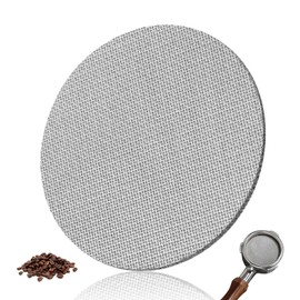 53.3mm Espresso Puck Screen,1.7mm Thickness 150μm Reusable Portafilter Screen Stainless Steel Professional Barista Coffee Filter Mesh Plate for Espresso Portafilter Filter Basket