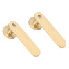 2Pcs Towel Hook Brass Clothes Coat Robe Hanger for Bathroom