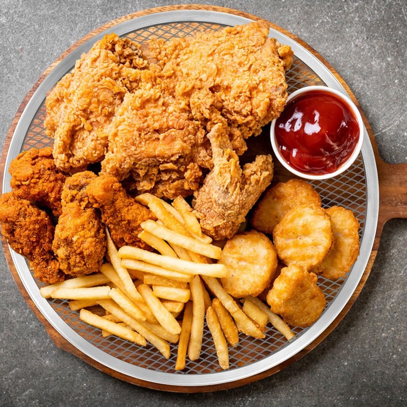 MEIDIV 6 Pack Pizza Screen, 8 in 10in 12in Mesh