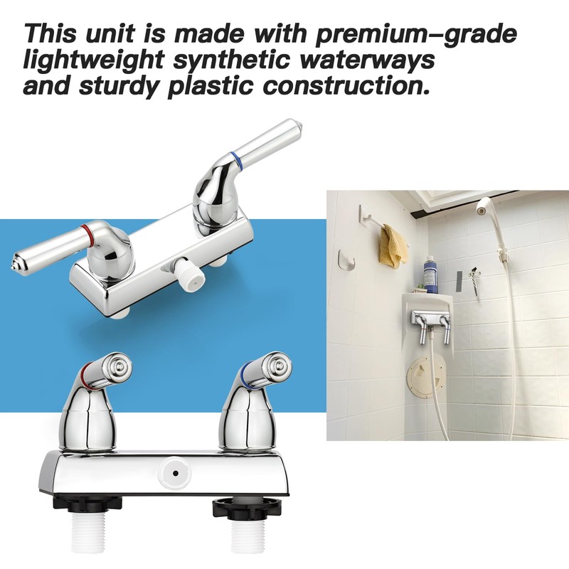 PuritySage RV Shower Faucet Diverter Valve,DF-SA100C-MB Replacement Faucet for Camper