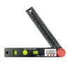 NORTOOLS Digital Angle Finder Protractor,7inch 0-360 degree LCD Digital Protractfor