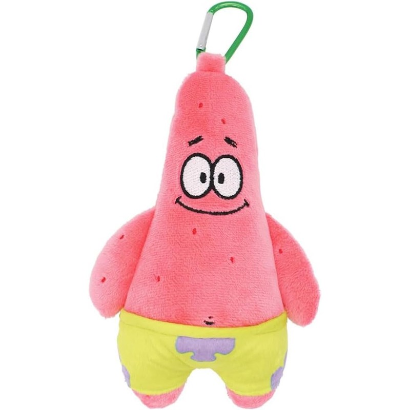 Tees Factory SB-5546292PT Plush Zipper Mascot with Carabiner Patrick H