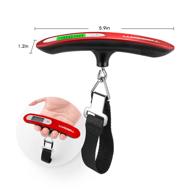 Digital Luggage Scale Gift for Traveler Suitcase Handheld Weight Scale