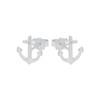 s. Oliver Women’s Stud Earrings SO PURE 11 mm Anchor