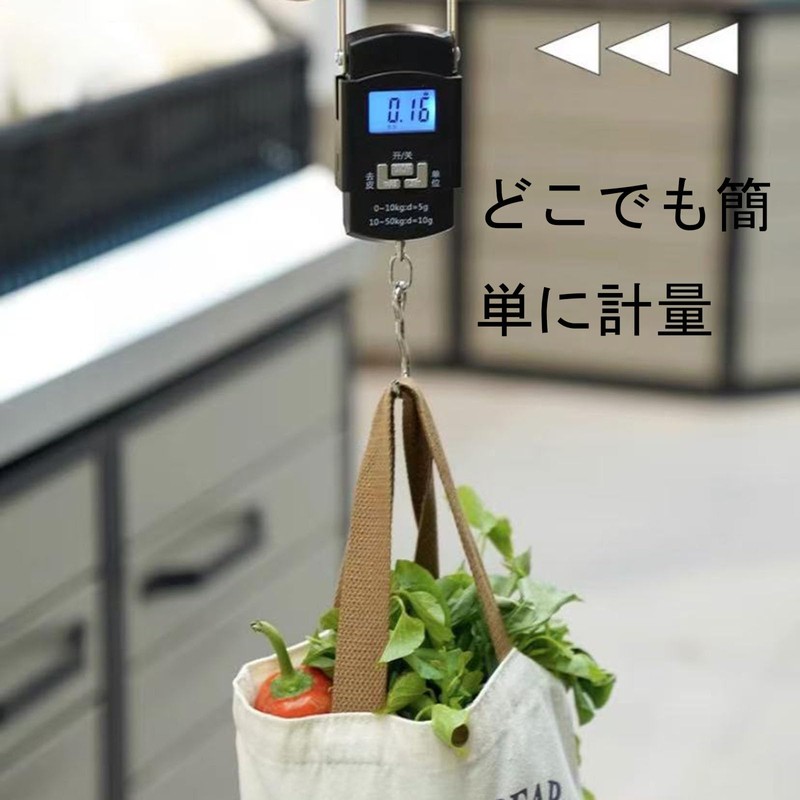 Luggage Scale, Up to 110 lbs (50 kg), Drag Checker