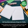 Outus 500 Pcs Double Sided Foam Sticky Strips Dual-Adhesive 3D