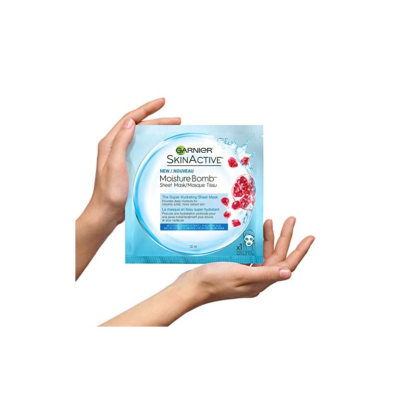 Garnier SkinActive Super Hydrating Sheet Mask, Hydrating, 1.08 Ounce