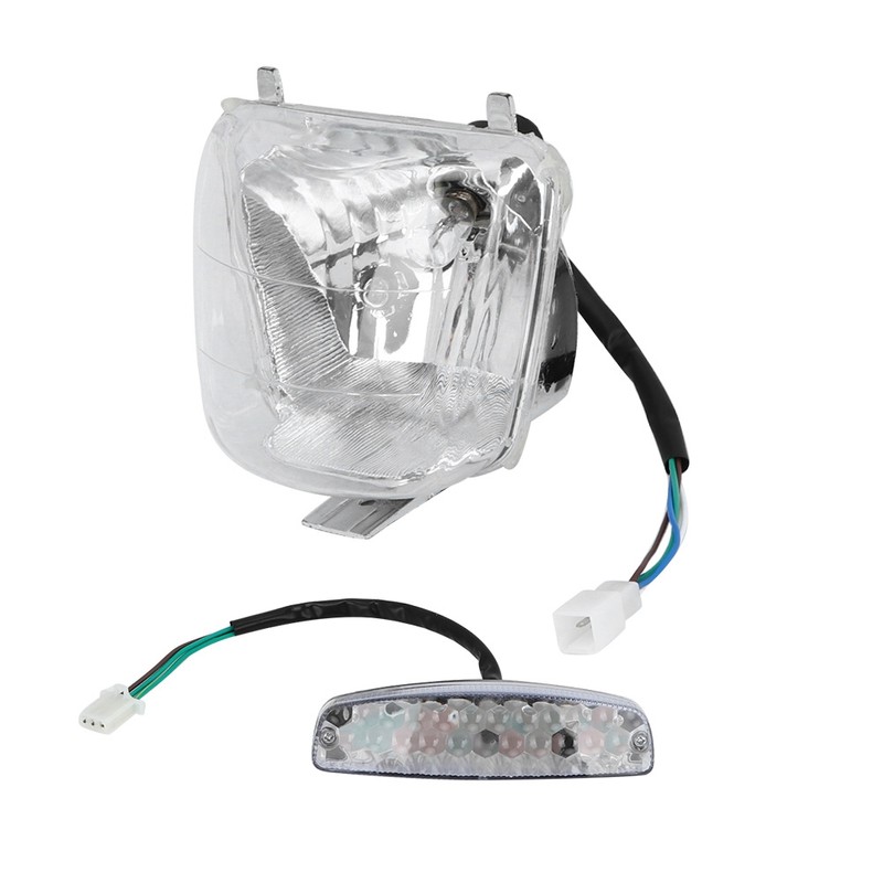 12V Head Rear Tail Light Lamp Dinosaur Style Fit for