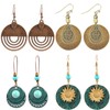 PUSOMU Bohemian Earring - Zinc Dangle Earring - Brass Set