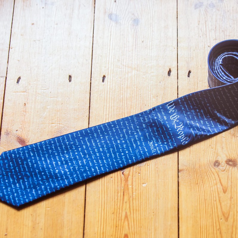 Corbata con diseño patriótico divertido del 4 de julio de
