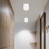 ZMH Surface-Mounted Spotlight GU10: Surface-Mounted Spotlight Square Ceiling Spotlights Ceiling