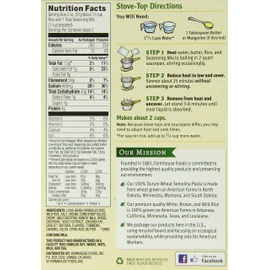 Farmhouse Long Grain Wild Rice, Herb and Butter, 4 Ounce (Pack of 12)