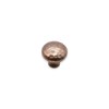 Infinity Decor Antique Hammered Pattern Mushroom Cupboard Knob 38mm Pull