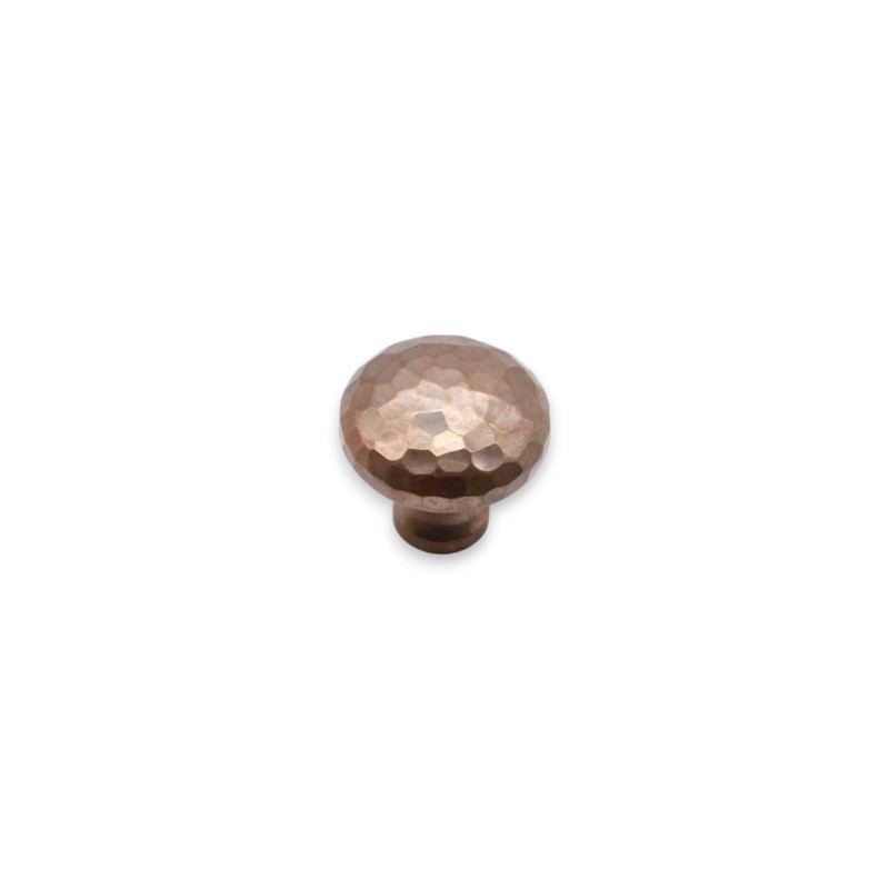Infinity Decor Antique Hammered Pattern Mushroom Cupboard Knob 38mm Pull