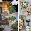 Baby Shower Decorations for Girls Boys Sage Green Gold Balloons