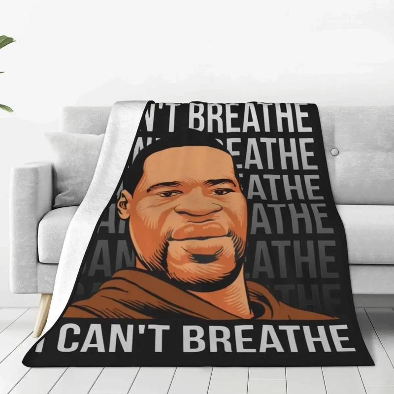 I CAN'T BREATHE Blanket, Soft Warm Throw Blanket, Warm Nap