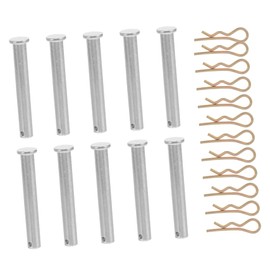 SEWOART Splinte Assortment Securing Cotter Pin Sch Scaffolding Connecting Pins with Clips Stable for Construction Projects Diameter 10 mm Thread 70 mm Durable Accessories for Scaffolding Construction