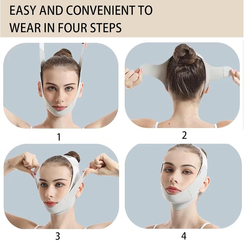 Adjustable Chin Strap for Sleeping Jawline Shaper V Line Lifting