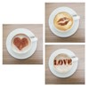 CraftStar Set of 3 Valentine Coffee Duster Stencils - Love