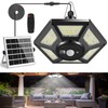 Deogos Solar Shed Light, Solar Pendant Light Indoor Outdoor,180 LED