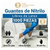 Guantes Nitrilo 3.5 Gr Libre De Látex Sin Polvo Azul
