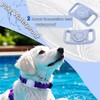 [2 Pack] Waterproof AirTag Dog Collar Holder Case, Silicone Full-Body