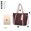 MKF Collection Tote Bag for Women Wristlet Wallet Purse &
