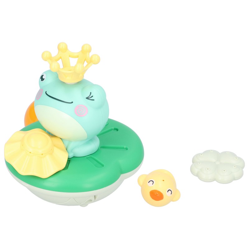 Electric Water Spray Toy Frog Bathtub Floating Water Sprinkler Shower