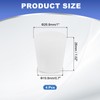 PATIKIL Tapered Shaped Solid Silicon Stopper, 1" Tube Rubber Stoppers