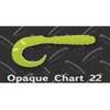 Big Bite Baits 2" CURL Tail GRUB/Opaque Chartreuse (10 Pack)