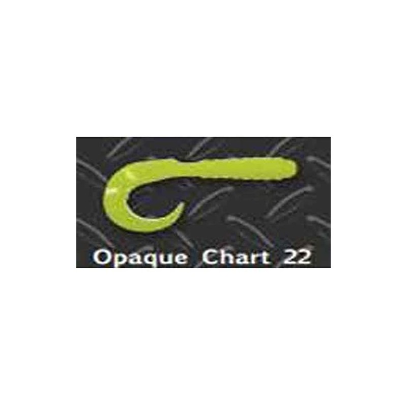 Big Bite Baits 2" CURL Tail GRUB/Opaque Chartreuse (10 Pack)