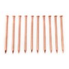 5 Inch Copper Nails - Pack of 10 Large Solid