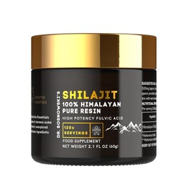 Dr. Sosnowski's BioActive Shilajit Resin | 120 Servings | 100% Pure Himalayan Resin, High Potency Fulvic Acid