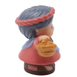 Fisher-Price Replacement Part for Collectible Little People Noah's Ark or Thanksgiving Playset B1266 - Replacement Grandma Noah's Wife Naamah Gray Hair Lady Figure