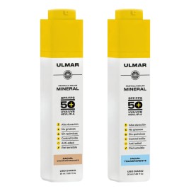 Protector Solar Facial Ulmar Color Matificante Piel Sensible