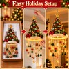 LED Santa Hat Hanging Light – Christmas Pendant Lamp with